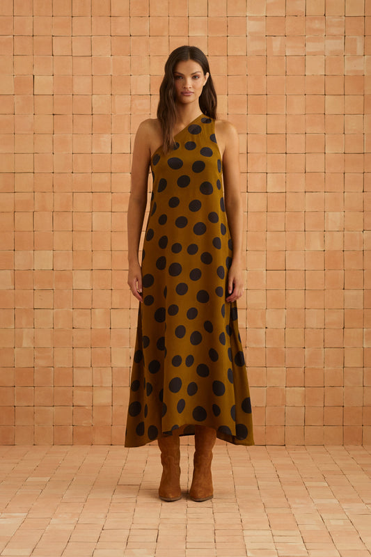 Minka Dress In Ginger Spot