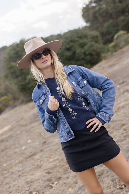 Rue Denim Jacket Medium Wash
