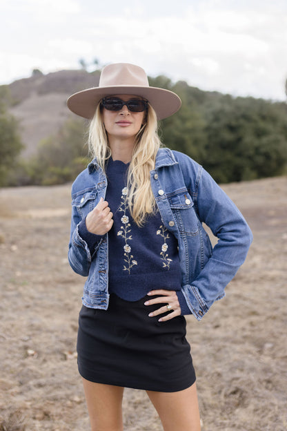 Rue Denim Jacket Medium Wash