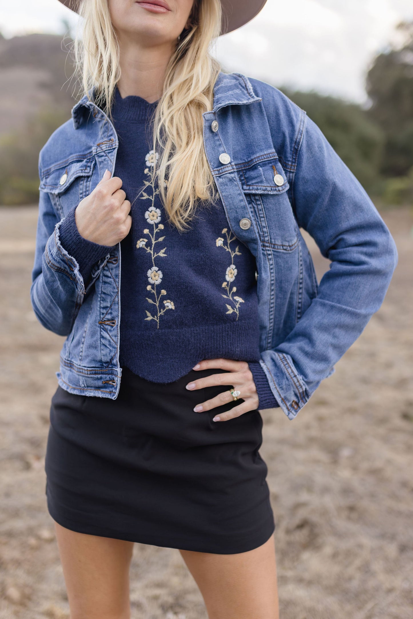 Rue Denim Jacket Medium Wash