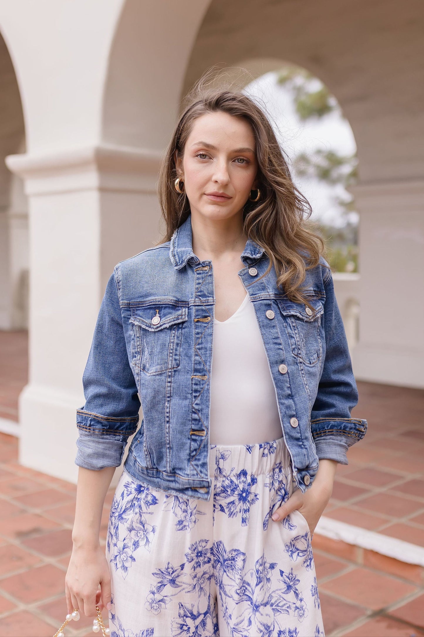 Rue Denim Jacket Medium Wash