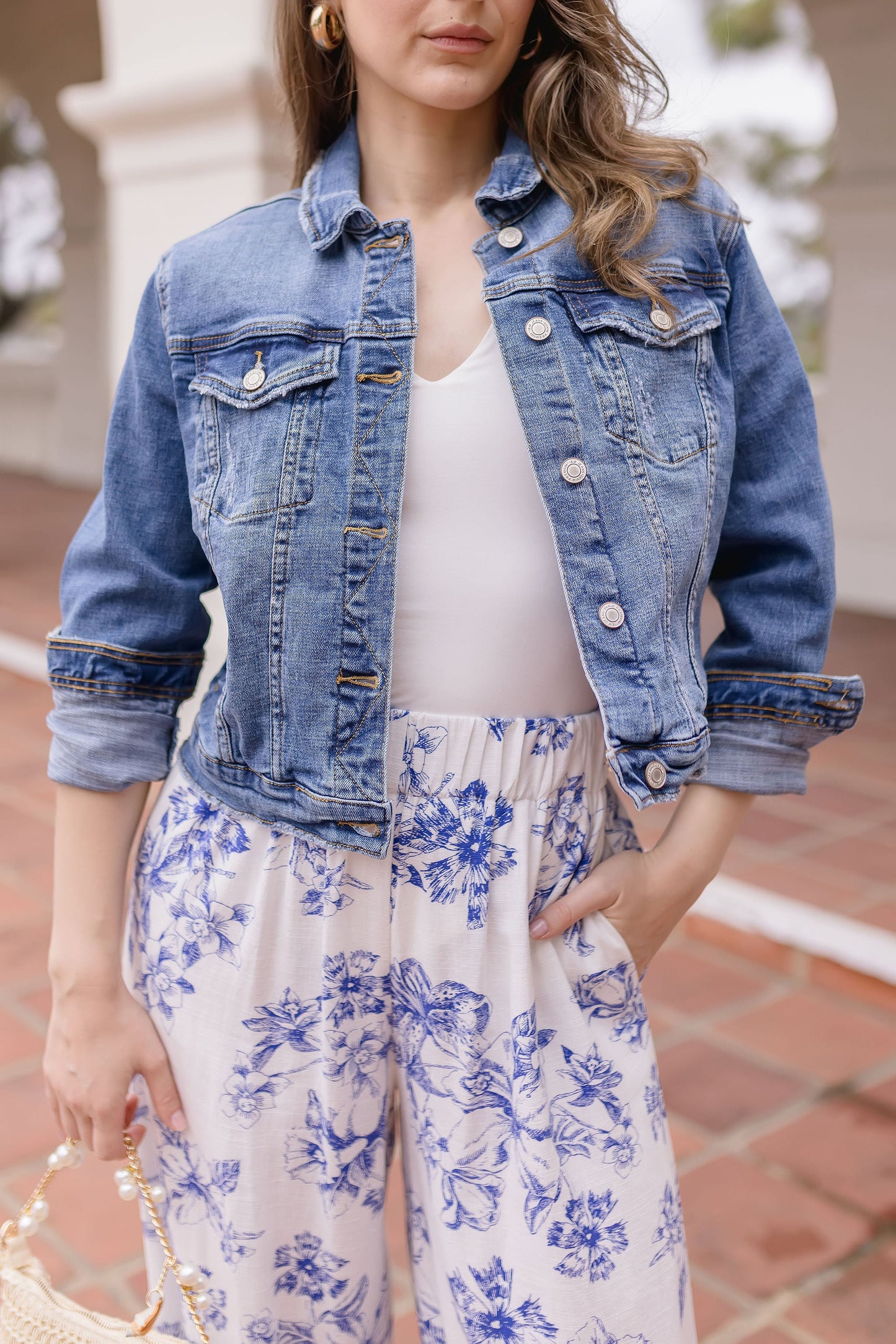 Rue Denim Jacket Medium Wash