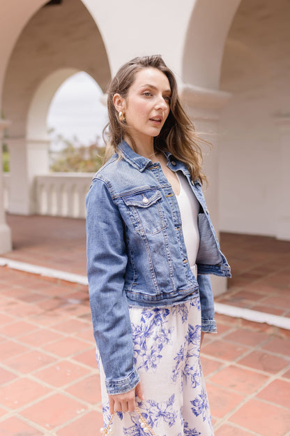 Rue Denim Jacket Medium Wash
