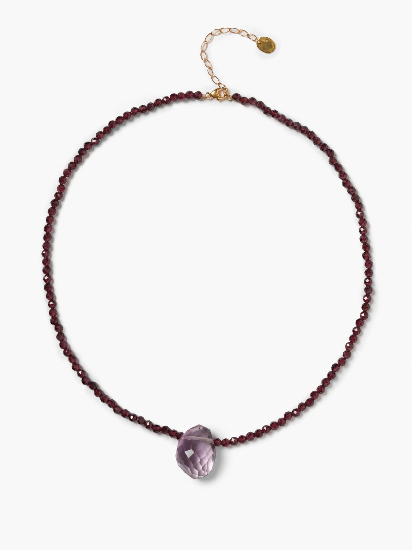 Chan Luu Garnet Beaded Necklace