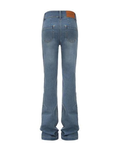 Gia High-Waist Bootcut Jeans