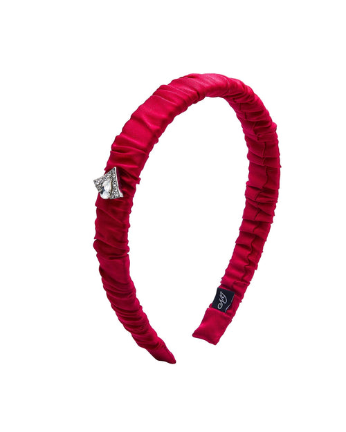 Veronica Silk Headband (Red)