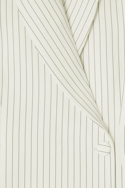Pinstripe Tailored Blazer Dress