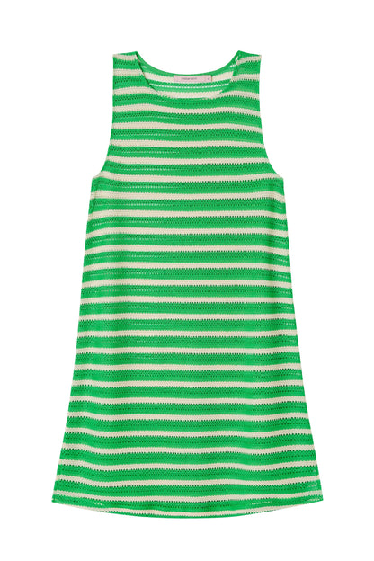 Poolside Mini Dress In Mint Mirage