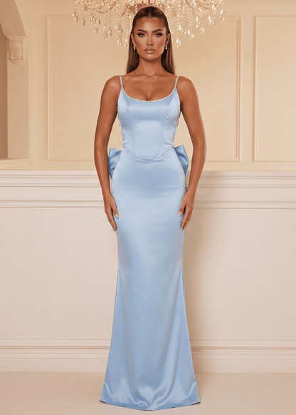 Problematic Princess Bow Gown - Baby Blue