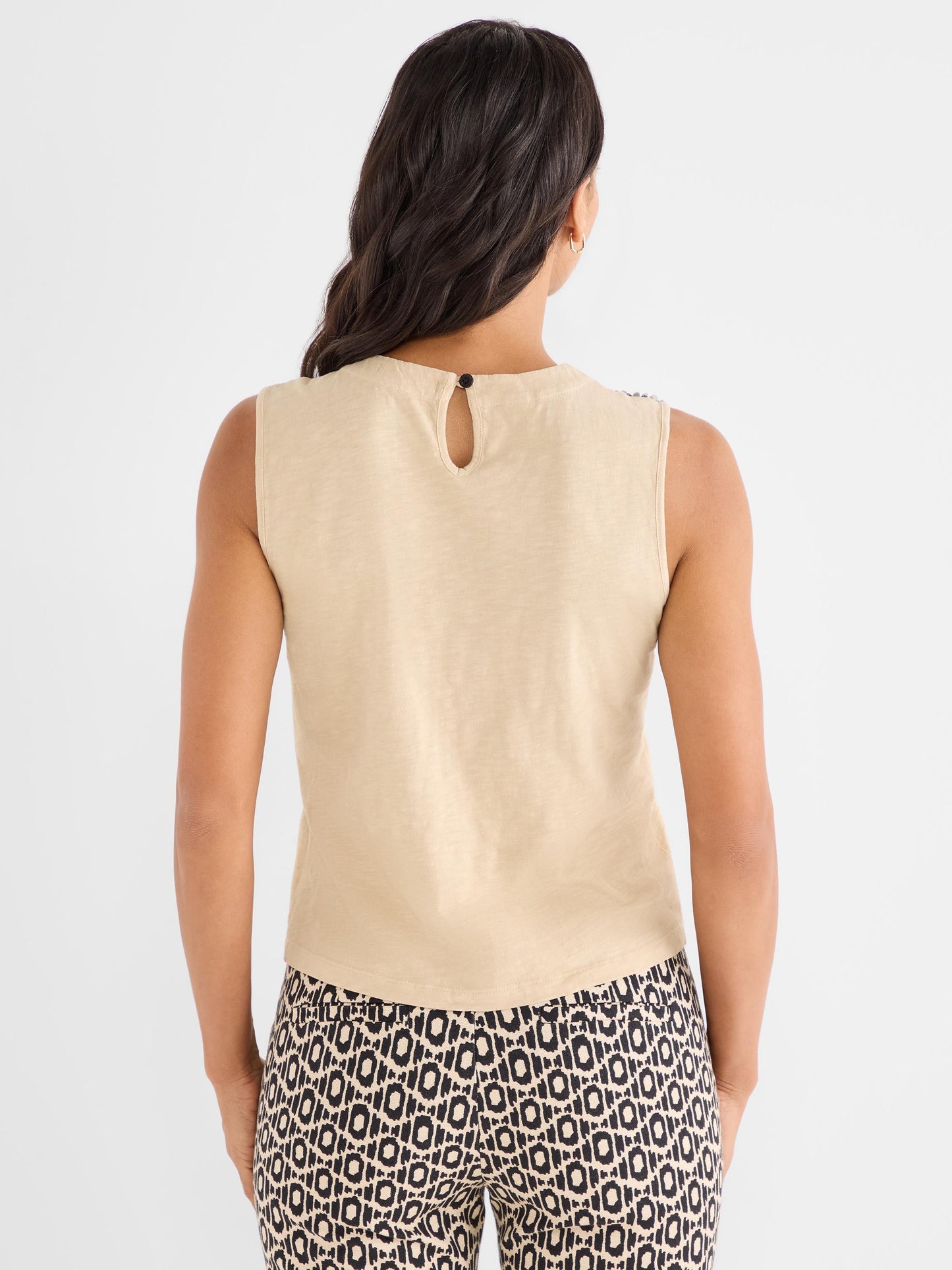 Organza Applique Tank
