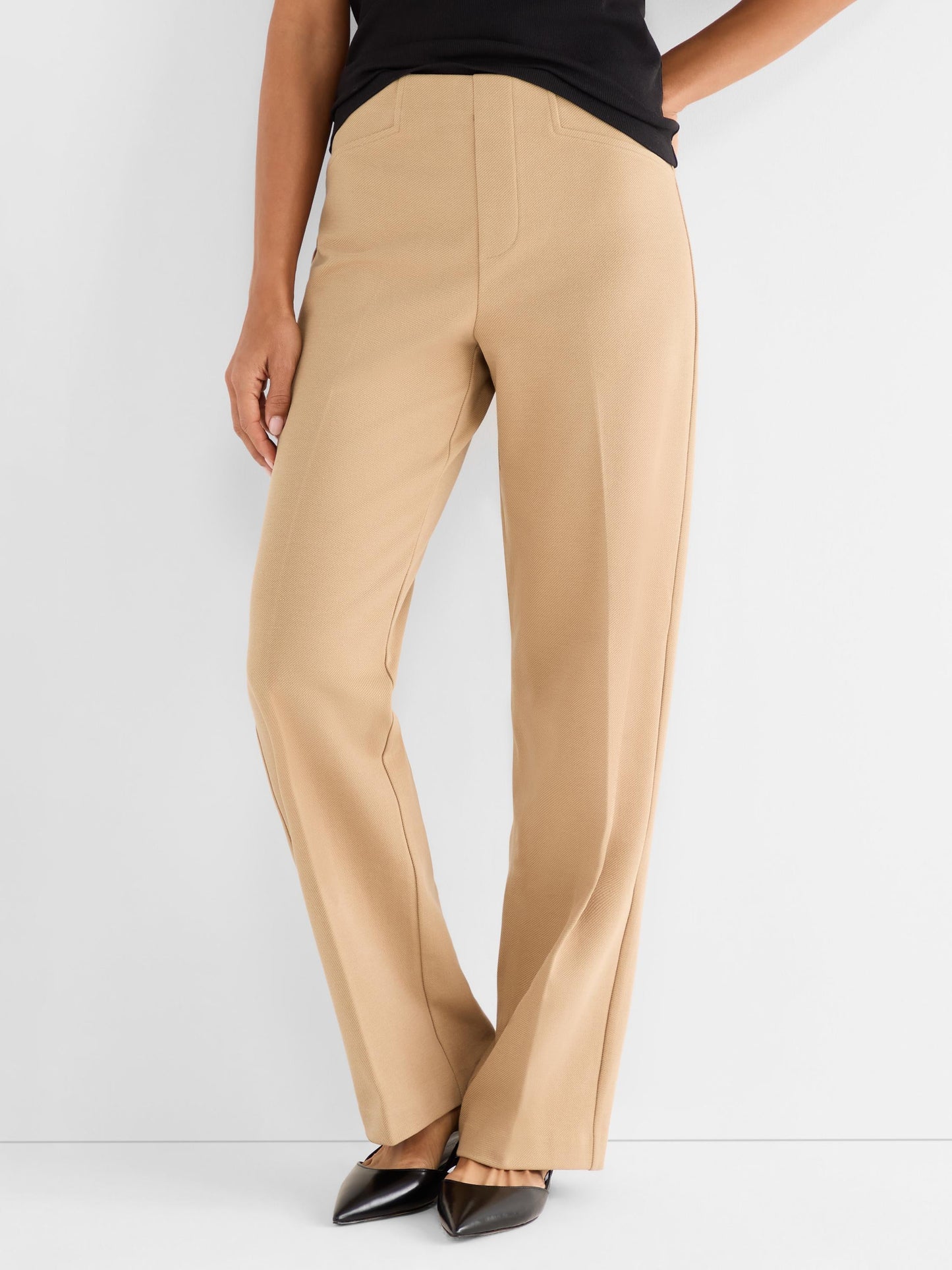 Lenox Wide Leg Stretch Twill Pant