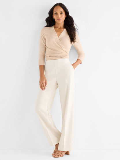 Lenox Wide Leg Accent Stitch Pant