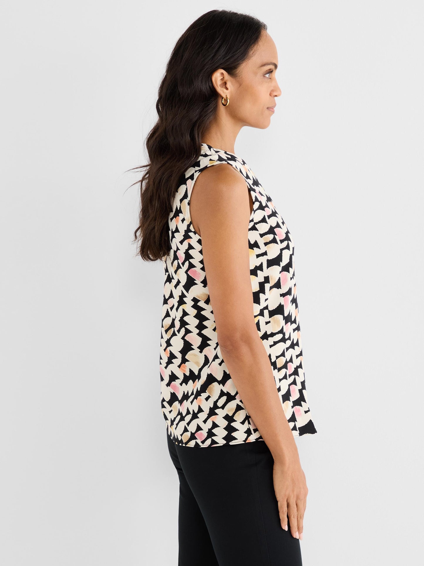 Mod Mix Crepe Tank