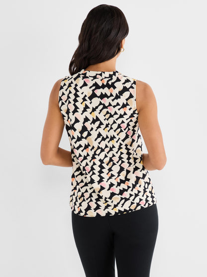 Mod Mix Crepe Tank