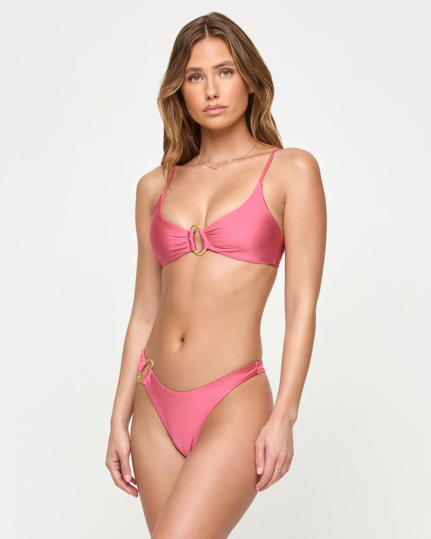 Teagan Bikini Bottom - Begonia