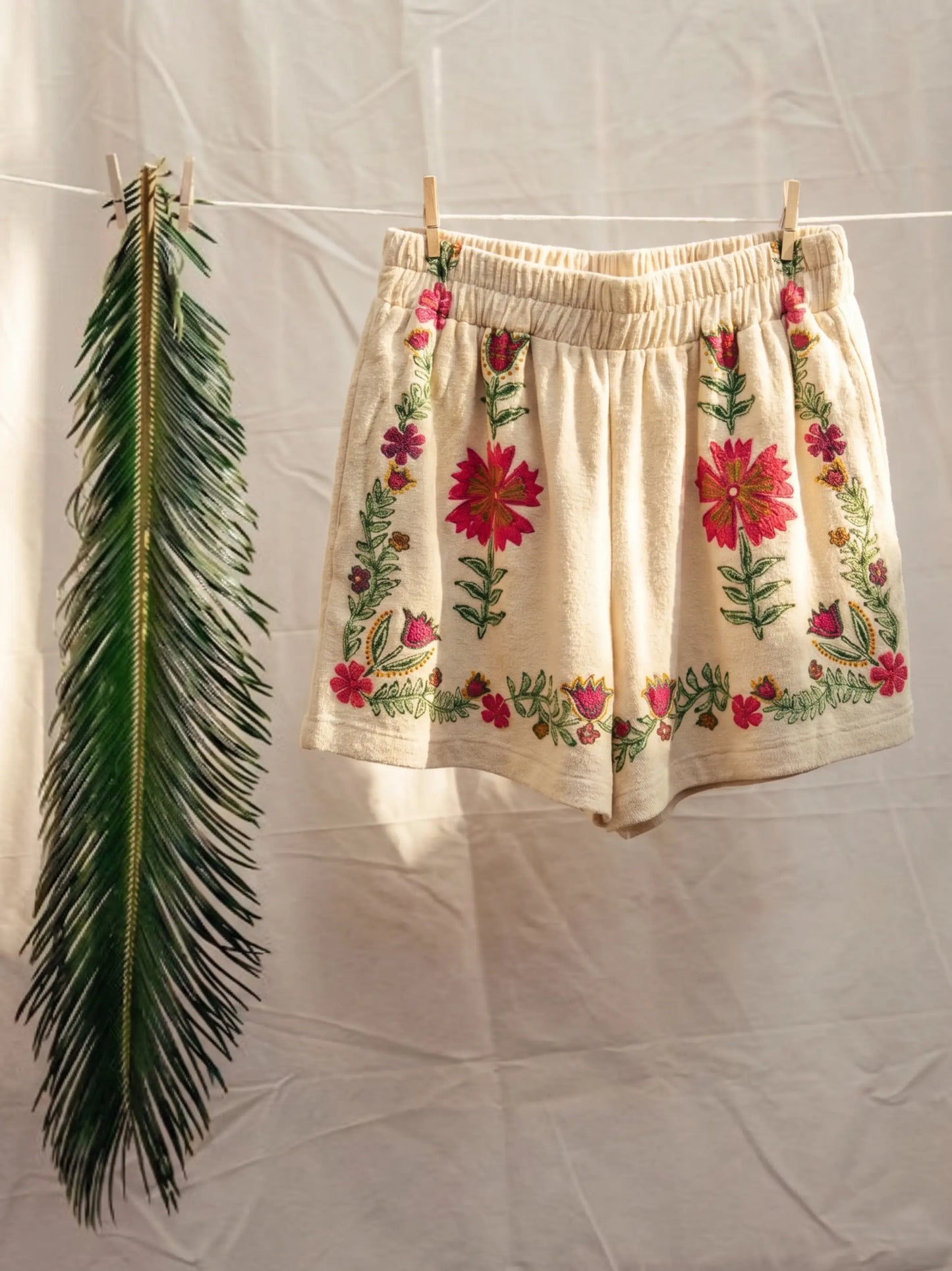 Softest Terry Cloth Shorts - Ivory
