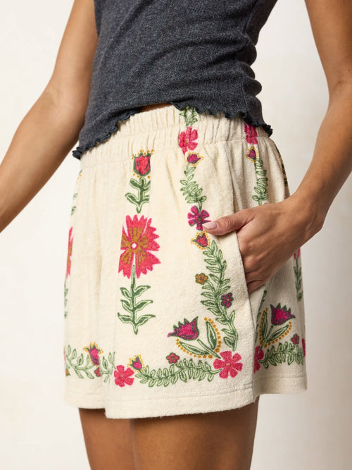 Softest Terry Cloth Shorts - Ivory