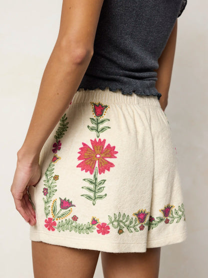 Softest Terry Cloth Shorts - Ivory
