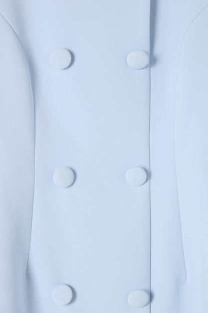 Sleeveless Button Mini Dress