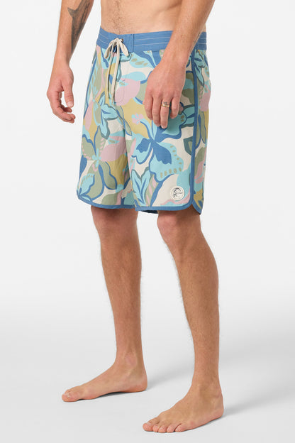 O'Riginals Print Scallop 18" Boardshorts