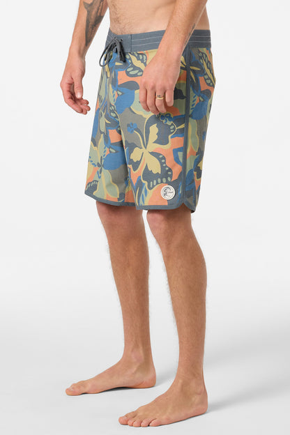 O'Riginals Print Scallop 18" Boardshorts