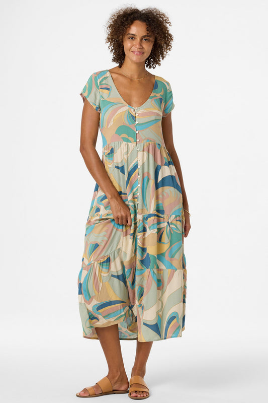 Zygrid Butterfly Midi Dress