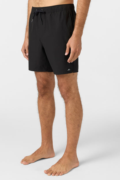 Lennox Hermosa Solid Volley 17" Swim Trunks