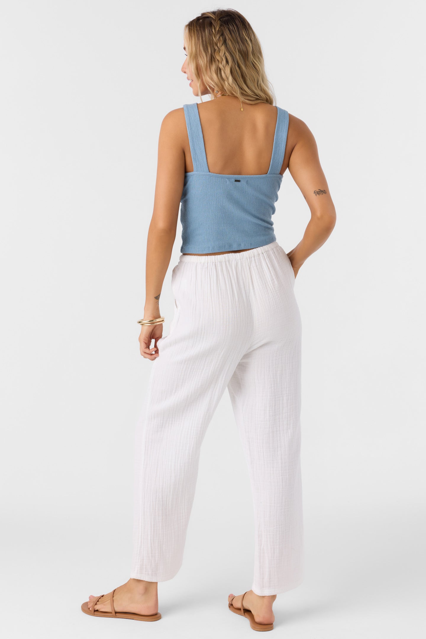 Brenda Crinkle Double Gauze Beach Pants