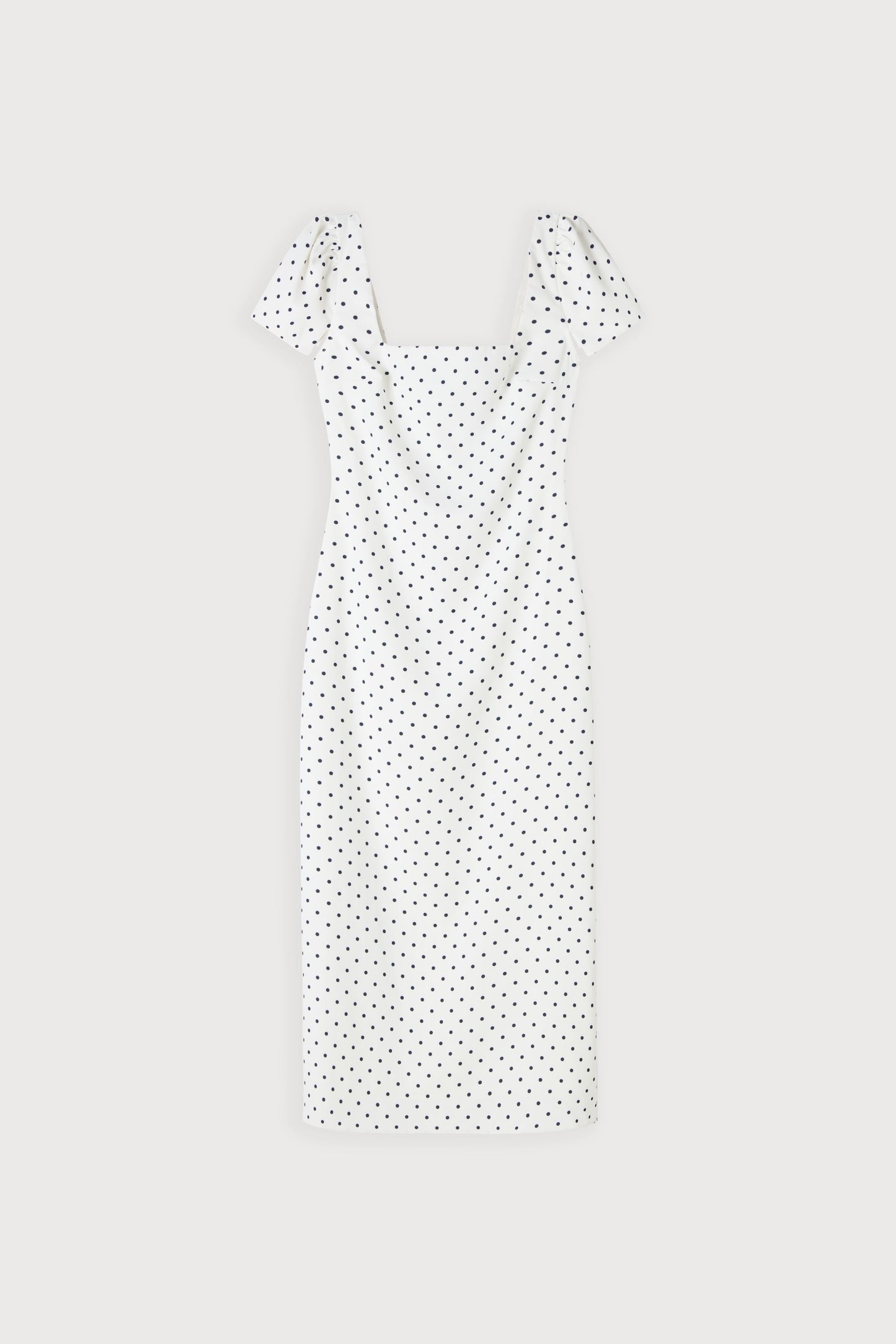 Square Neck Slip Midi Dress