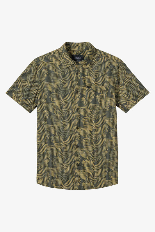 TRVLR Perforated Printed Standard Fit Shirt