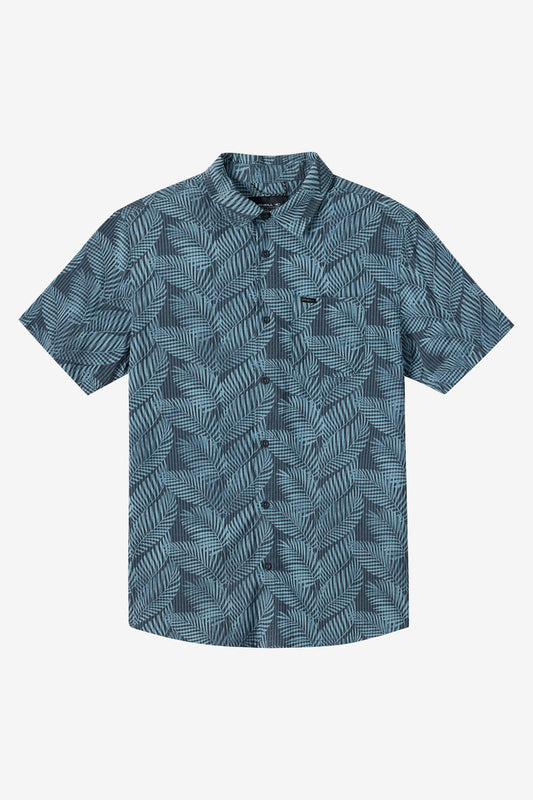 TRVLR Perforated Printed Standard Fit Shirt