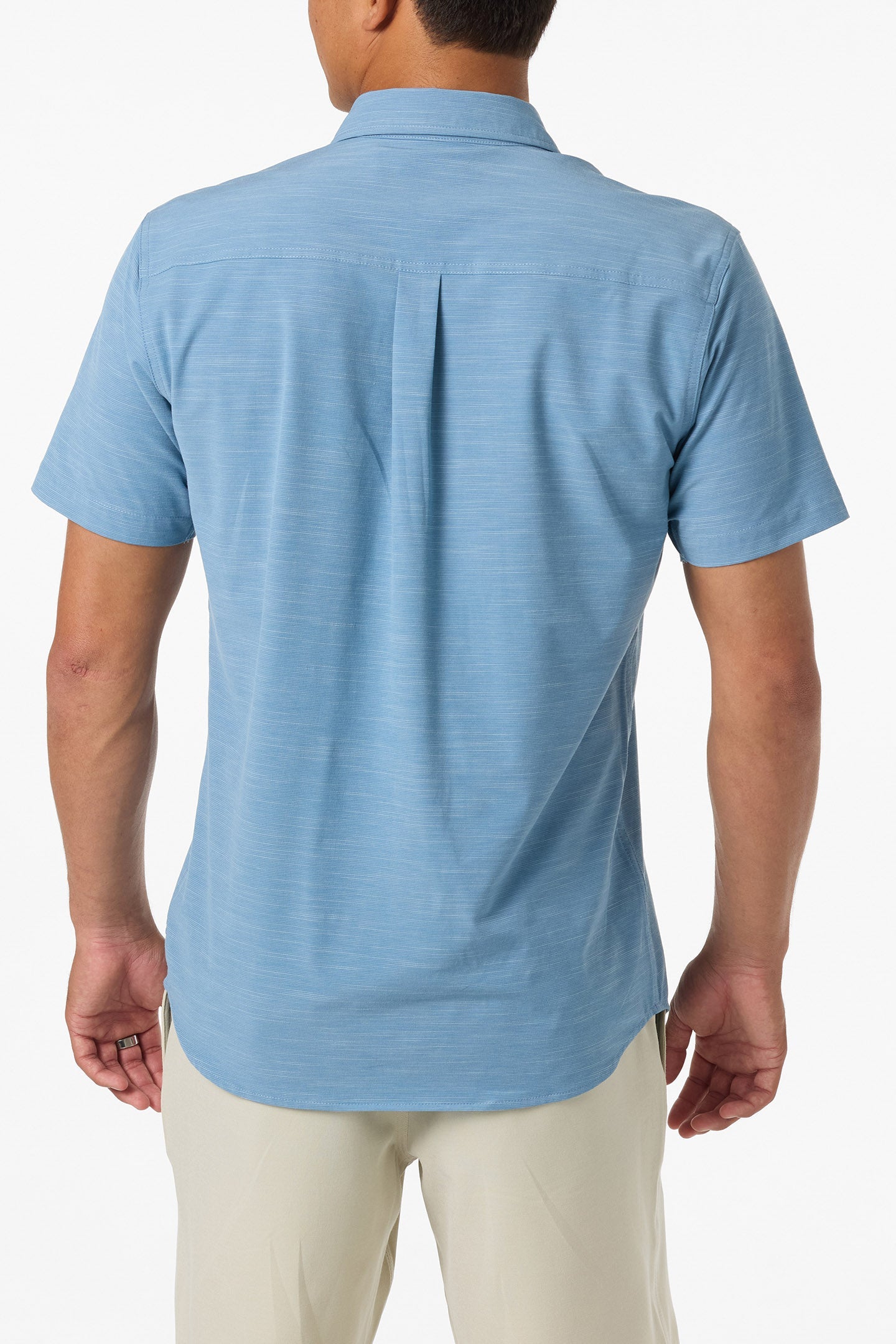 UPF Slub Solid Standard Fit Shirt