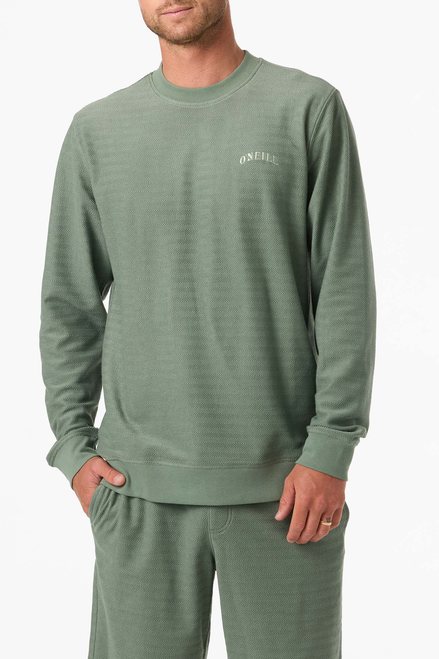 Bavaro Solid Crew Neck Fleece