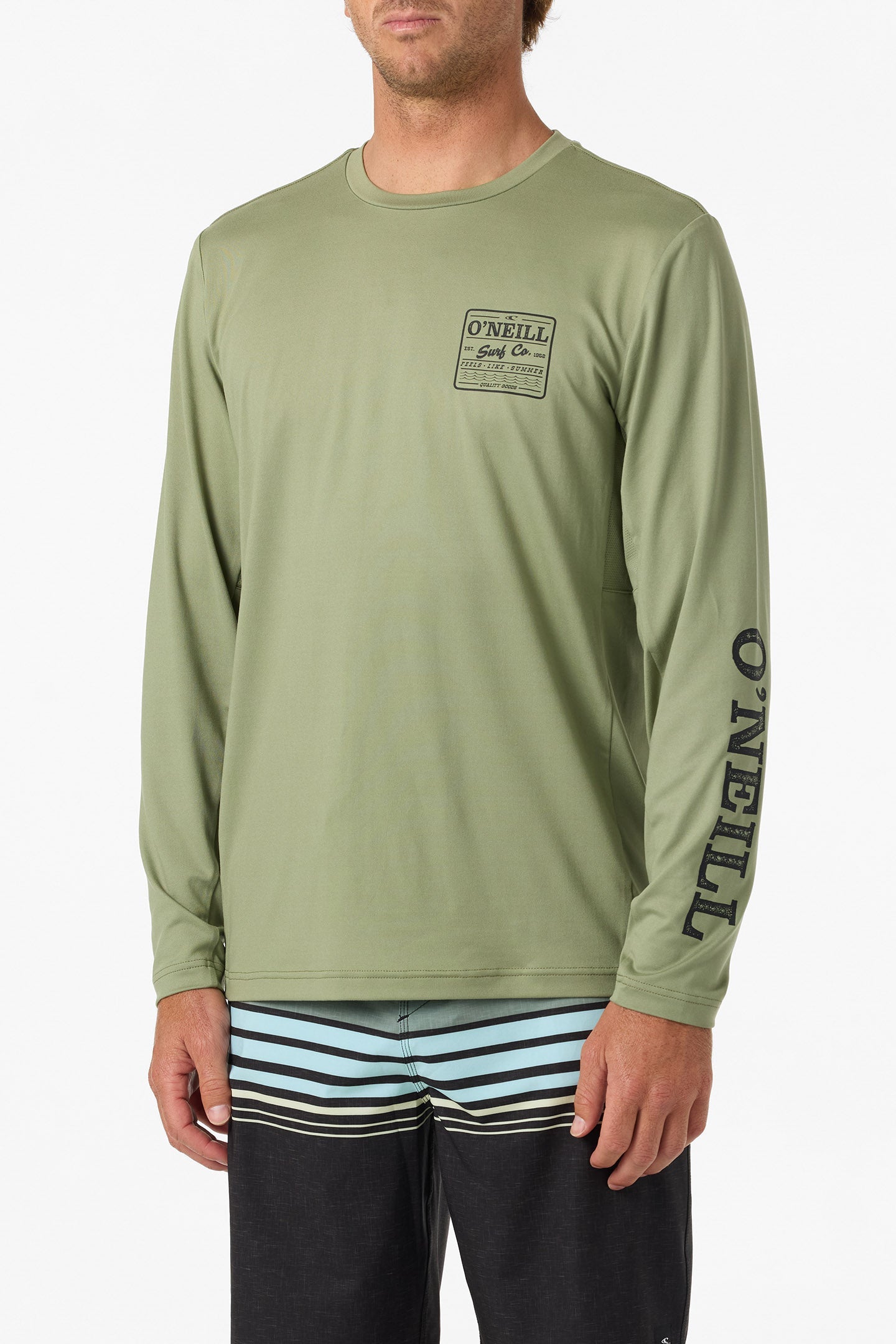 Block UPF Long Sleeve Tee