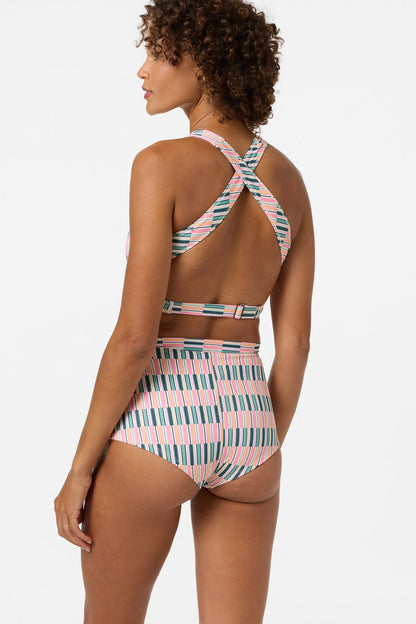 Performance Surf Glenwood High Neck Printed Active Top