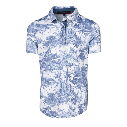 Girl's Scarlett Huntress Toile Polo