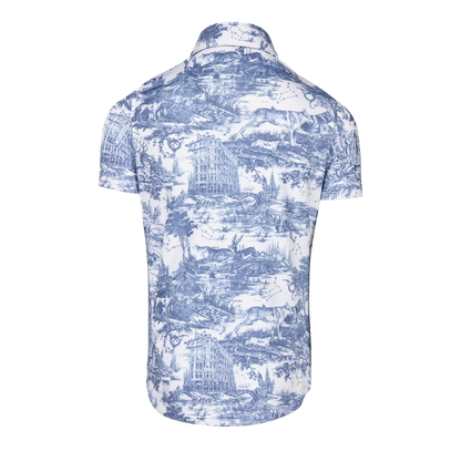 Girl's Scarlett Huntress Toile Polo