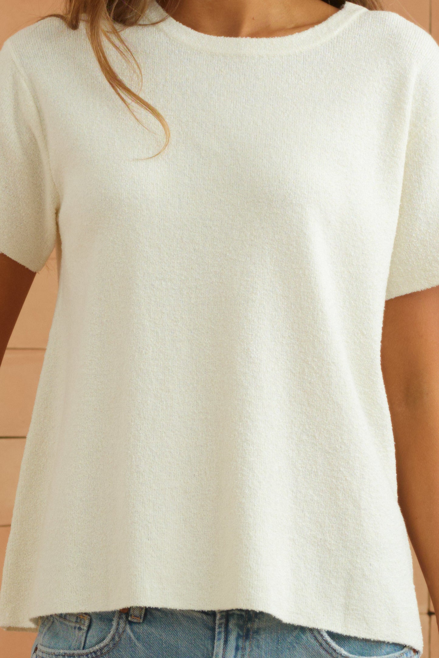 Sage Tee In White