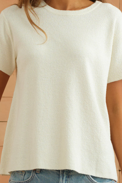 Sage Tee In White
