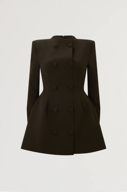 Button Mini Dress