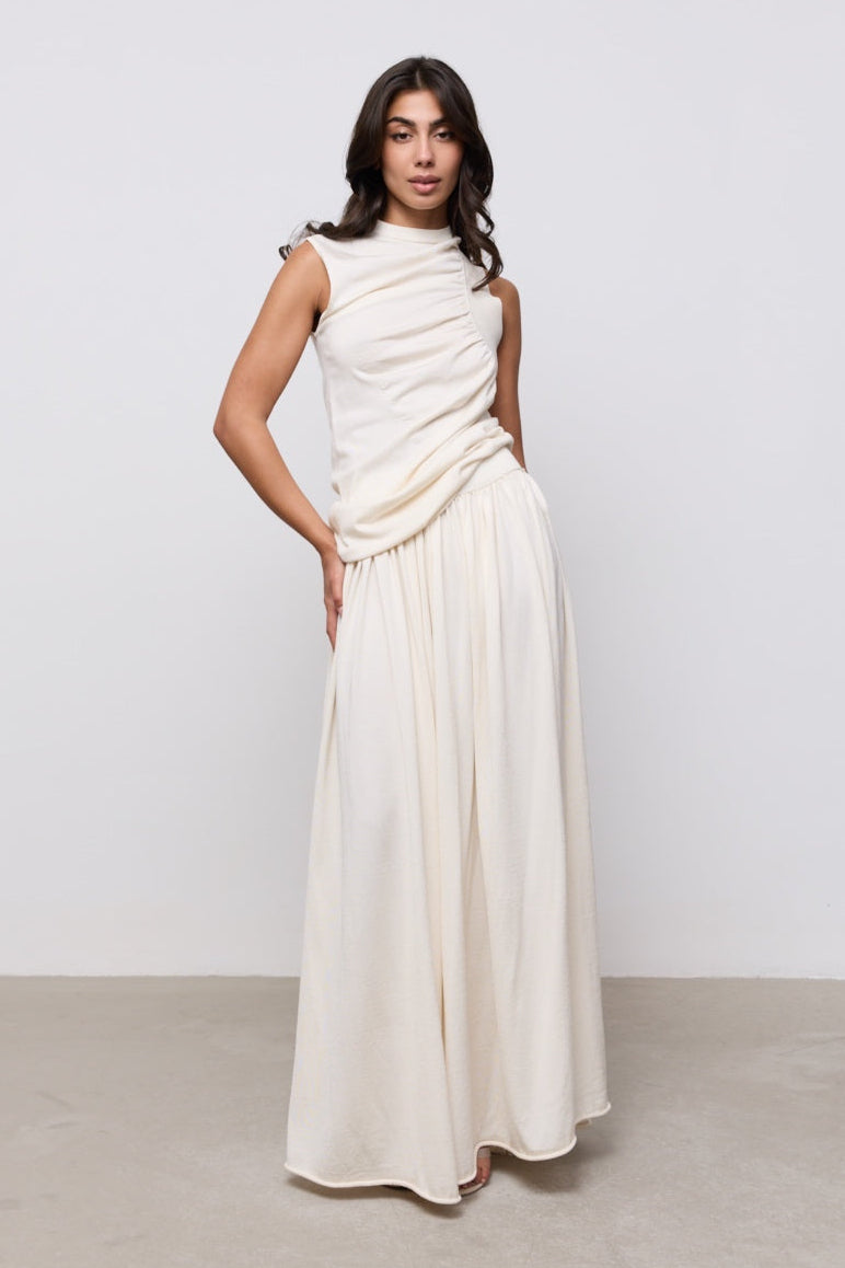 Sheer Knitted Maxi Skirt