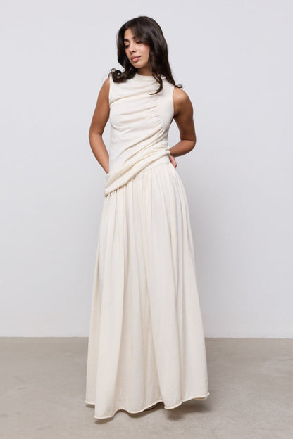 Sheer Knitted Maxi Skirt