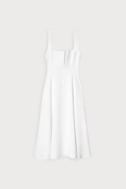 Square Neck Midi Dress