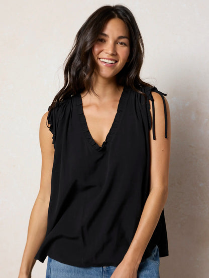 Ramona Sleeveless Top - Black