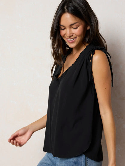 Ramona Sleeveless Top - Black