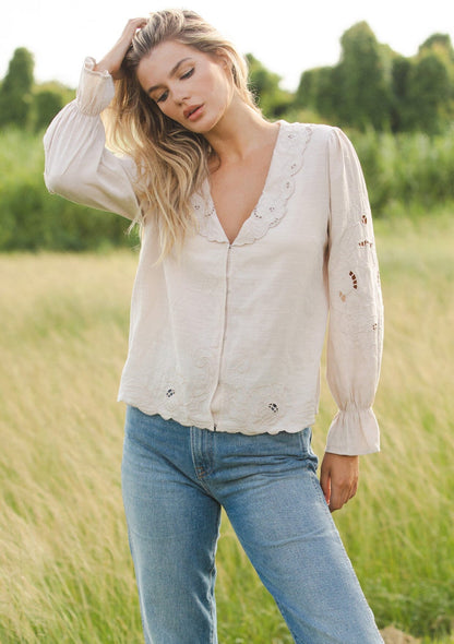 Milou Embroidered Blouse