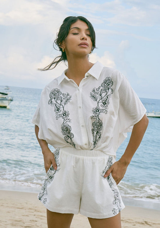 Sun Spell Twist Front Top