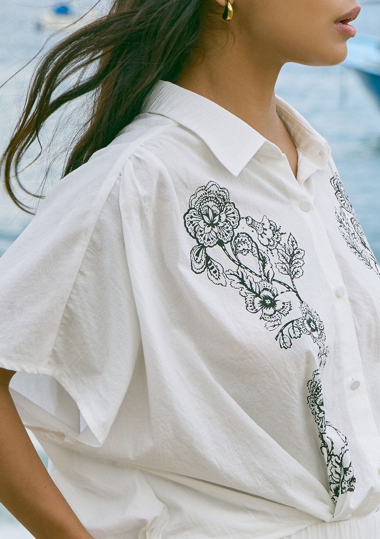 Sun Spell Twist Front Top