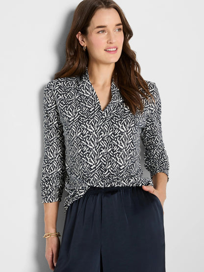 Geo Toss Knit Top