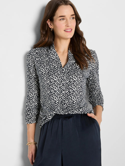 Geo Toss Knit Top